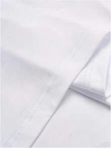 1 Pack Women's T-Shirts, Comfortable T-Shirts, Women's Casual Clothing, Short Sleeve T-Shirts, Women's Fashion, Versatile Garments, Modern Styles. - 白色 - 查看 4