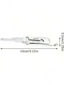 1pc 2-In-1 Emergency Access Tool SS001PRO SS002PRO KW1 KW5 SC1 SC4 R52 M1/MS2 SS002R, Civilian Lock Pick Set, Portable, High Precision Lock Pick Tools - 2in1 - View 3