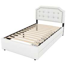 Freestanding Bathroom Vanity Unit 76 X 46 X 83.5 Cm With Integrated Sink, Vanity Unit, Fully Lacquered Finish, Door Shelf, Three Soft-Close Drawers, Integrated Ceramic Sink - Light Beige - View 9