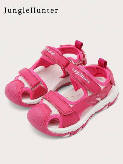 JungleHunter 儿童运动凉鞋一双，包头凉鞋，适合幼儿/小童/大童，轻便舒适，时尚百搭，适合男孩/女孩日常休闲及户外活动，夏季海滩穿着，四季皆宜