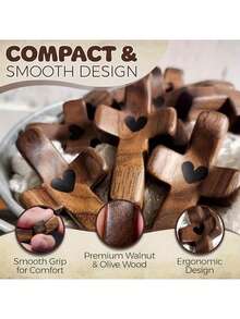 5pcs/1pc Thumb Cross, Handheld Amulet, Heart-Shaped Cross, Cross Ornament, Stress-Relieving And Inspirational Gift, Prayer Ornament/Festive And Party Supplies - Multicolor - View 7