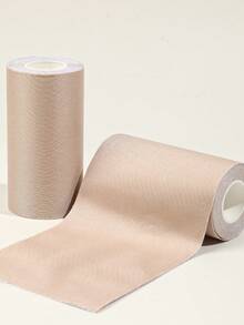 大码女士隐形提拉胸贴，水滴形粘性乳贴，无缝布料胸贴，无肩带设计。可裁剪提拉胶带，适合B-E罩杯，透气胸垫，完美搭配连衣裙和无肩带服装。 - 彩色 - 查看 10