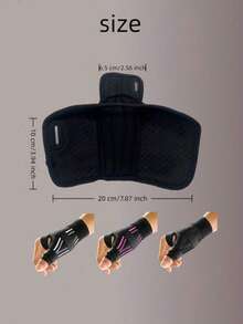 1pc Thumb Support With Wrist Brace - Unisex Thumb Support Wrist Brace. This Is An Ergonomically Designed Thumb Protection Brace That Can Be Used On The Left Or Right Hand. - 彩色 - 查看 2