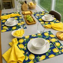 Napkins & Kitchen Decorative Hand Towels - Màu xanh lam - Xem 3