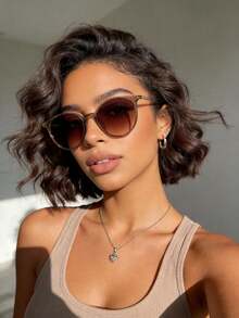 1pc Transparent Tea Frame Double Tea