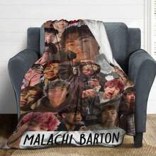 Flanelldecke Mit Malachi-Barton-Motiv Geeignet Für Zu Hause, Im Büro Oder Auf Dem Sofa - Multicolor - View 2