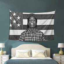 1pc Asap Rocky Wall-Mounted Picture Frame, Home Decoration, Bedroom, Living Room, Dormitory Decoration, Unique Gift Idea - Colorful - View 4