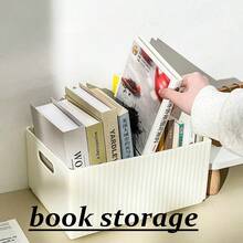 2/1个可折叠塑料收纳盒，多功能抽屉式收纳盒，大容量衣柜整理盒，化妆品收纳盒，袜子收纳盒，适用于衣柜整理、桌面收纳、房间收纳 - 奶油色門 - 查看 5