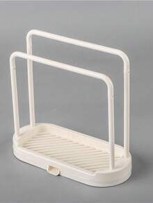 1pc Multifunctional Kitchen Dishcloth Holder No-Drill Drying Rack Sink Side Kitchen Storage Home Universal - Multicolor - View 16