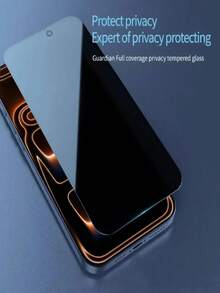 4片装全覆盖钢化玻璃屏幕保护膜，兼容 17、16、15、14、13、12、11、16 Pro Max、17 Pro Max、Plus、17 Air、X、XS、XS Max和XR。9H硬度钢化玻璃，兼容Dynamic Island，防指纹。 - 黑色 - 查看 6