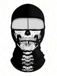 1 Stück oder mehr Unisex Radfahrer Gesichtsmaske, Sturmhaube, Skimaske, Motorrad Nackenwärmer, Totenkopf Design, geeignet für tägliches Skifahren, Radfahren, Outdoor-Reisen, Partys usw. - Verschiedenfarbig - Übersicht 5