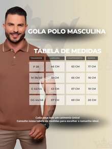 Men's Polo Shirt With Cuffs, Men's Cotton T-Shirt - 巧克力棕 - 查看 7
