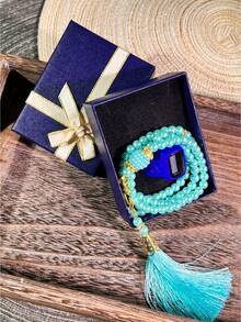 Portable Handheld Counter Set - Beads + Tassel Pendant, Dedicated For Chanting Mantras, Buddhist Supplies - One Size Fits All - View 12