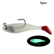 5pcs Fishing Lure Set, Bionic Lure, Soft Plastic Bait, Fishing Tackle - Multicolor - View 14