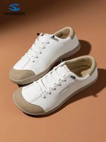 HOBIBEAR 简约帆布一脚蹬鞋，男女通用，平底，宽楦 - 棕色 - 查看 4