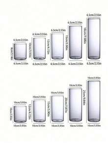 1pc Glass Candle Holder, Floating Candle Holder, European Romantic Candle Holder For Candlelight Dinner, Birthday Party, Hotel Banquet, Wedding, Holds Floating Candle, Decor, Room Decoration, Home Decor, Gift - Multicolor - View 11