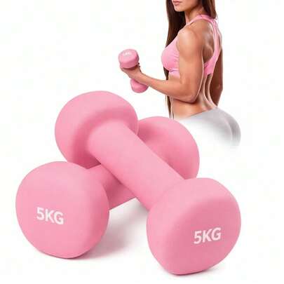 2piezas Mancuernas Pesas para Hacer Ejercicio Gym y Casa,0.5/1/2/3/4/5/6KG Mancuernas