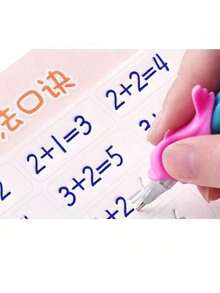 3pcs/Set Random Magic Practice Notebook Set, Includes Letters, Numbers, Pinyin, Math Addition & Subtraction, Great Gift For Friends And Family - Random 3pcs - View 4