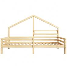Kids Bed Frames, Headboards & Footboards - Natural + Pine + 90cm*200cm - View 6