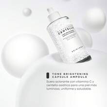 SKIN1004 Sérum Facial lluminador Madagascar CentellaTone Brightening Capsule Ampoule Jumbo100ML,Tónico ligero y potente, infundido conMadeWhite, un ingrediente hecho de extractosde centella asiática de Madagascar y niacinamidapara beneficios de iluminación - Ampolla iluminadora de Centella de Madagascar (100 ml) - Ver 3