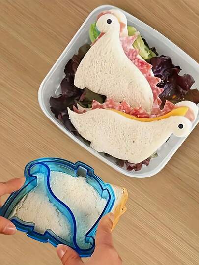 Cortador de bordes de sándwich creativo, cortador de sándwiches lindo y herramienta para dar forma a los bordes del pan, molde para pasteles, sándwiches y pan con forma de animales, molde para tostadas, herramienta hecha a mano, juego de cortadores de sándwiches, accesorios para el almuerzo Bento, cortador de tostadas, adecuado para útiles escolares, manualidades, hornear en casa y accesorios de cocina