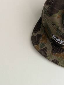 Mũ lưỡi trai Soft Crown Camo, mũ phong cách đường phố hip hop ngoài trời, mũ snapback vành mềm thêu chữ, phong cách skater hippie chicks. - Nhiều màu - Xem 9