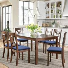 Fuloon Fundas de cojín para asiento impermeables 4 piezas fundas elásticas de jacquard para silla de comedor lavables protectores íbles de cojín para cocina 4 impermeable-azul marino - Impermeable, azul marino - Ver 1