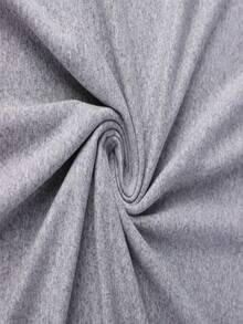 GRDR 1 pieza Chaleco con capucha sin mangas de unicolor para hombre, moda deportiva casual de verano - Gris Claro - Ver 7