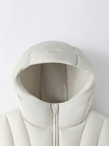 Annil [Extremely Cold Down Jacket]Children's Girls' Short Sleeve Down Coat Winter 85 Duck Down Thick Style Warm Clothing - Pine Ash - View 3