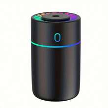 1pc Colorful Mini Humidifier, Two-In-One Smart Car Humidifier And Aroma Lamp, USB Powered, Equipped With Seven-Color Ambient Light, Car Air Freshener, Portable Essential Oil Diffuser, Suitable For Various Occasions. - Multicolor - View 13