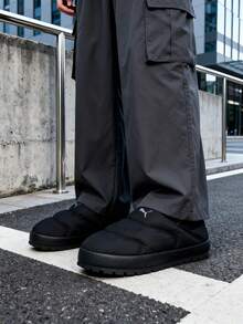 PUMA Tuff Terra 舒適百搭耐磨低幫加絨生活休閒鞋男女同款 - 黑色 - 查看 1