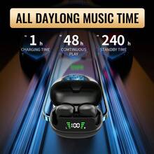 迷你TWS无线运动睡眠音乐耳机，带LED数字电量显示，兼容所有智能手机 - 彩色 - 查看 9