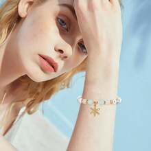 30颗18K镀金透明水晶水钻珠,直边法兰珠,金色扁平圆珠,圆片水晶金属珠,适用于DIY珠宝制作 - 彩色 - 查看 6