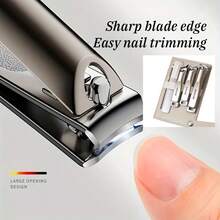 5pcs Professional Manicure & Pedicure Set, Includes Nail Clipper, Nail File, Ear Pick, With Portable Storage Box, Practical Gift Set (Suitable For Men, Women, Elderly), Home Beauty Care Kit, Travel-Friendly Box, Fashionable Design - View 3