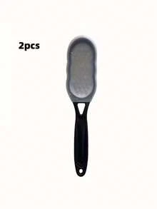 1pc Professional Stainless Steel Foot Scrubber - Splash-Proof Design, Durable Anti-Rust Handle, Essential Tool For Home SPA, Pedicure And Foot Care, Dual Coarse And Fine Sanding, Ergonomic Grip, Suitable As Graduation, Thanksgiving, Christmas Gift - Black - View 11