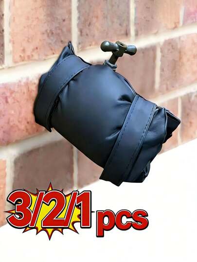 Thickened Faucet Anti Freezing Insulation Cover Outdoor Water Pipe Anti Freezing Dust Cover To Prevent The Faucet From Freezing Winter Anti-Freezing & Insulation Artifact Faucet Warming Cover In Winter Reusable Hose Bibs Insulated Spigot Cover Easy To Remove For Home Garden Kitchen Various Outdoor Environments Winter Essential