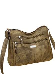Versatile Multi-Layered Bag - Women's Middle-Aged Model Mother Bag, Large Capacity Crossbody Bag, Shoulder Bag - Multicolor - View 9