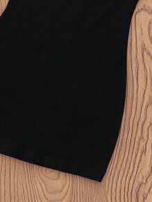 Toddler Letter Print Short Sleeve Top And Cami Dress Set - Green - View 5