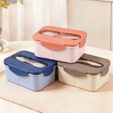 Fofa Marmita Térmica para Escola 800ml com Colher - Hermética, Portátil, Cores Aleatórias, Resistente, Presente Perfeito para Volta às Aulas - cor aleatória - Visão 5