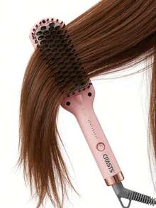 CRASTS Straightening Comb, Multi-Function Hair Styling Tool, Household Hair Straightener, Frizz-Free Straight Hair, Suitable For Dorm Use - Pink - View 4