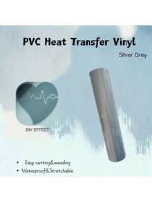 1 Roll, PVC Heat Transfer Vinyl Material, Size 30.5x60cm/30.5x102cm, Iron-On DIY, Suitable For T-Shirts, Easy To Cut And Smooth Surface, Embroidery Patch Iron-On Heat Transfer Patch, Applicable For Jackets, Clothing, Backpacks, Jeans, T-Shirts, Etc. - Multicolor - View 176