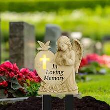 Eternal Commemorative Personalized Acrylic Cemetery Plaque - Salute To Beloved, Long Term Outdoor Preservation, Multiple Styles Of Cemetery Commemorative Stakes To Choose From, Classic Acrylic Outdoor Commemorative Plaque With Strong Durability - A - View 13