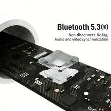 PD-BT430 Pro Bluetooth Headphones: Deep Noise Cancellation, Bluetooth V5.3 Chip, Imperceptible Latency, Touch Controls, Spatial Audio, Instant Connection Upon Power-On, Comfortable Fit, Long Battery Life, Compatible With Both Apple And Android, White. - White - View 9