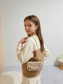Kids Sequin Crossbody Bag, Girls Small Messenger Bag, Holiday Gift, Fashion Princess Coin Purse, Gold/Silver/Pink/Black Mini Bag - Multicolor - View 6
