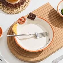 Ceramic Tableware, Dessert Series Ceramic Bowls, Ceramic Plates, Ceramic Coffee Cups & Saucers - Multicolor - View 7