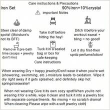 优雅百搭的几何水滴形水钻手链戒指首饰套装，适合正式场合和送礼。 - 金黃色 - 查看 6