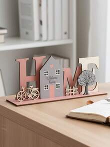1set Wooden Baby Room Decorative Ornaments, Rustic Wooden Letter HOME Decor, Creative Wooden Craft, English Letter Home Decoration, Office, Living Room, Baby Bedroom Decor, Ideal Gift For Friends, Loved Ones, Perfect For Home, Holiday Parties,Home Decor,Baby Shower Gift,Gender Reveal Gift - Wooden Home - View 10