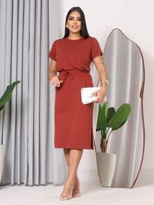 Casual Elegant Conservative / Modest Knot Beach - Terracota - Ver 7