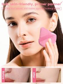 这款24件套的Eid节日化妆刷套装包含15支柔软的化妆刷，例如散粉刷、腮红刷、轮廓刷、高光刷、粉底刷、鼻影刷、眼影刷、眉刷、唇刷和细节刷；此外还包含3个液体化妆蛋、4个三角粉扑、1个睫毛夹和1个刷子清洁碗。适合初学者、专业化妆师和新手美妆爱好者使用。 - 粉色 - 查看 6