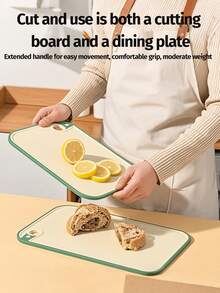 Bộ 1/3 thớt nhựa dày, tách riêng thực phẩm sống và chín, thớt thái rau củ quả, dụng cụ nhà bếp. - Nhiều màu - Xem 2